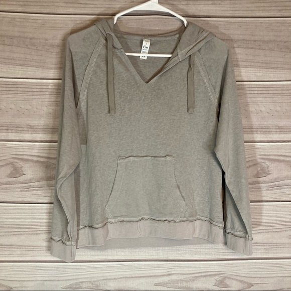 ZYIA Active Gray Light Weight Beach Hoodie - Picture 4 of 12
